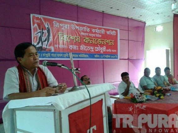 â€œTipraland issue raised by a section of out caste political elements in Tripuraâ€ - MP Jiten Chowdhury 